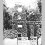 Ivy covered tower - the Clock Tower, North Malvern