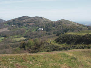 View from the ramparts of British Camp, Herefordshire Beacon (looking north.