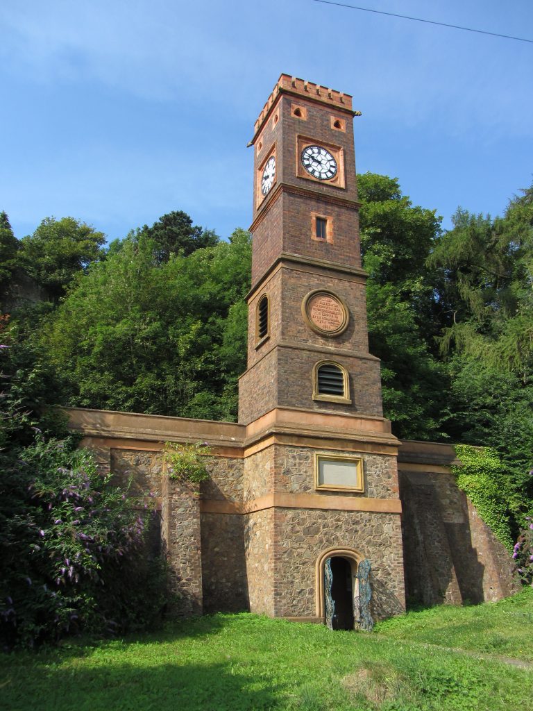 Clock tower in North Malvern by Gareth James (licensed for reuse under the Creative Commons Attribution-ShareAlike 2.0 license)